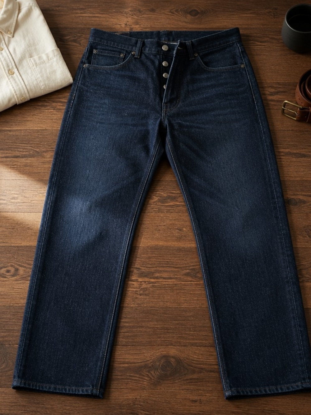 Levis 501 Mens Size 40x32 Jeans Regular Fit Straight Leg Denim Button Fly